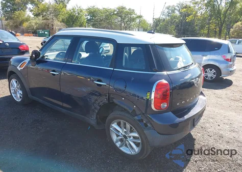 2013 Mini Cooper Countryman из США, поврежденный, VIN WMWZB3C54DWR36150